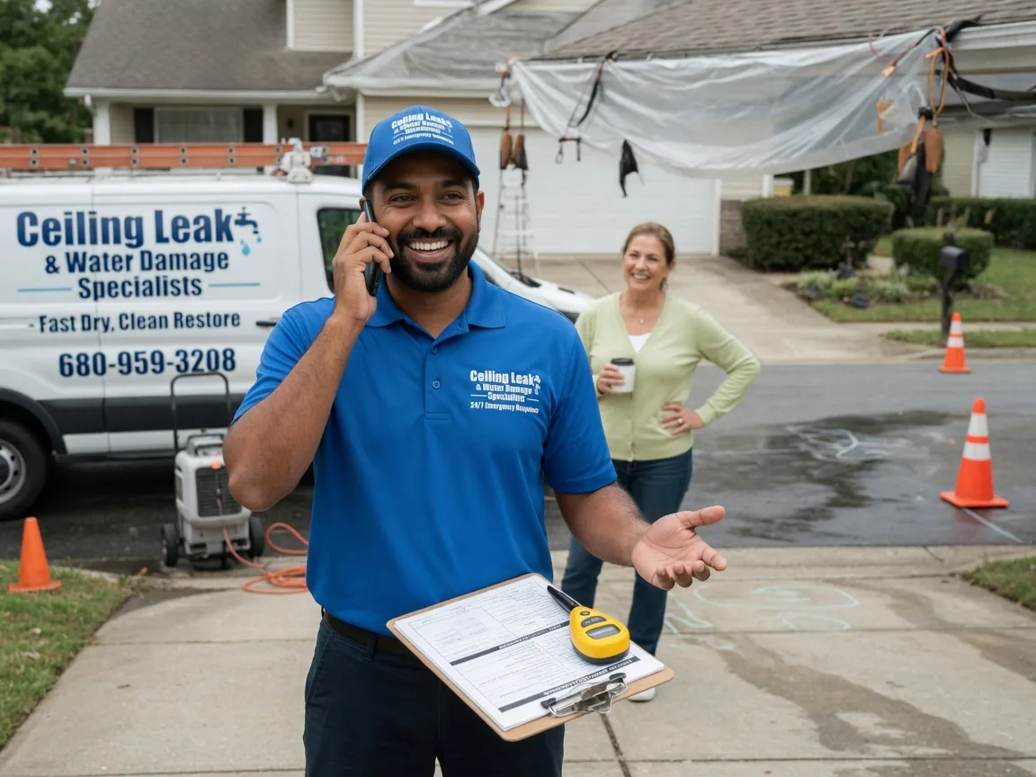 Ceiling Leak Cleanup Seneca, NE FAQs